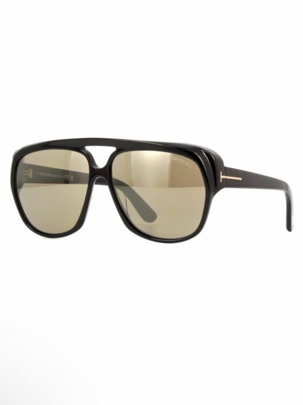 New TOM FORD Jayden TF1103/S 01L Black Aviator Sunglasses Authentic